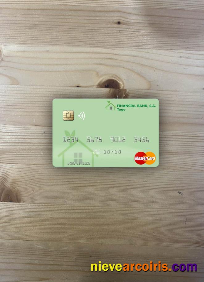 Togo Financial Bank mastercard photolook